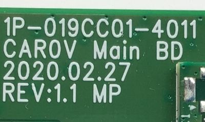 KIT DE TARJETAS PARA TV VIZIO / MAIN 0160CAP0M100 / 1P-019CC01-4011 / CAROV MAIN BD / FUENTE 09-60CAP0M0-00 / 1P-1198X01-1010 / 4T-C60BK2UD / PANEL SD600DUA-5 / MODELO V605-H3 LFTRA3 - Imagen 5
